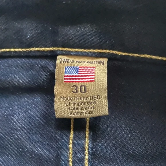 RARE LIMITED EDITION TRUE RELIGION SELVEDGE DENIMS ROCCO SIZE 30 - Picture 4 of 6